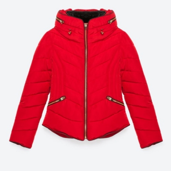 Zara Jackets & Blazers - Zara puffer quilted jacket - S